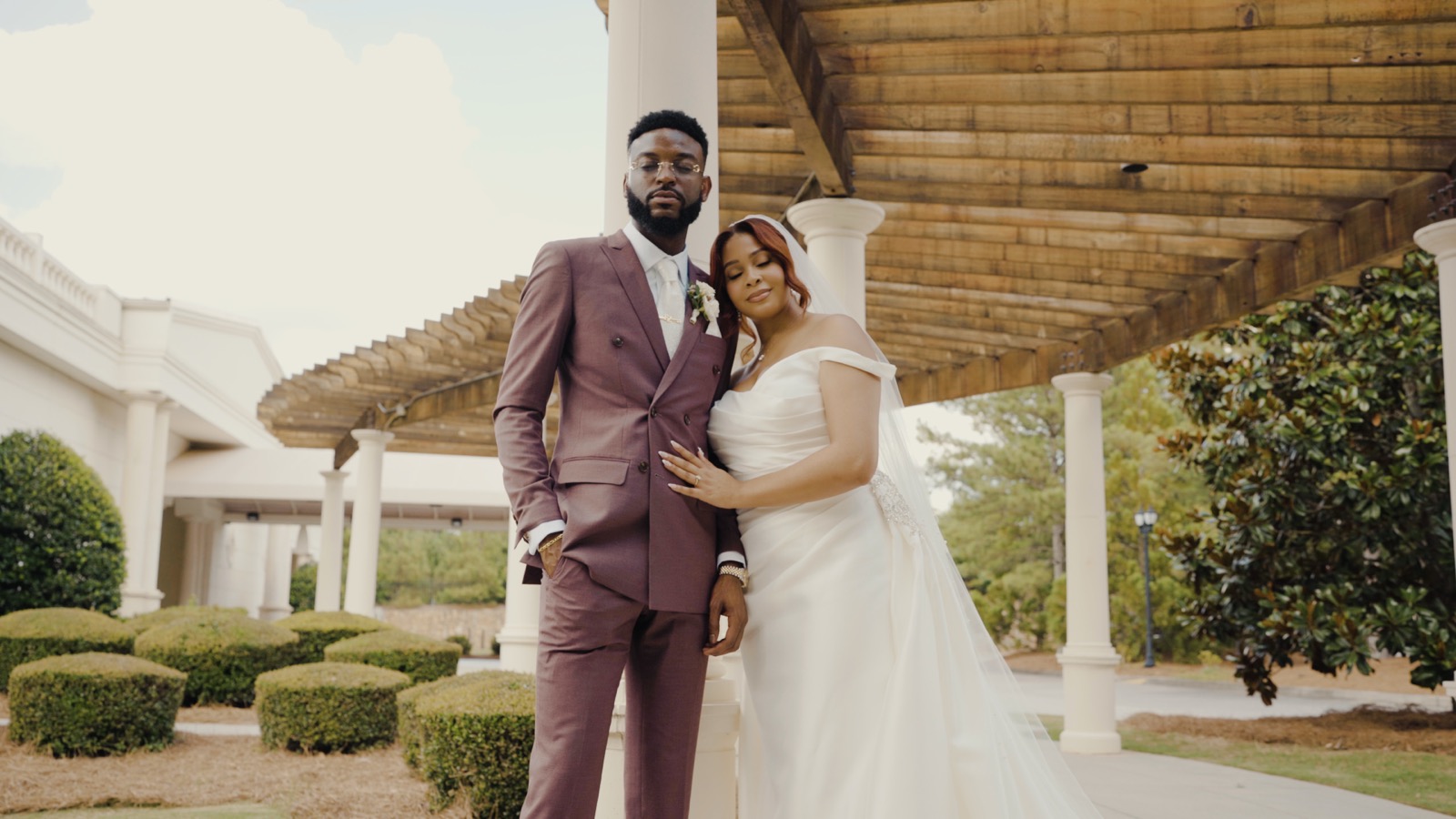 Wedding couple — cinematic still